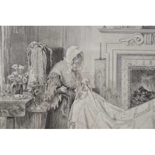 258 - A Framed Monochrome Dendy Sadler Print, 