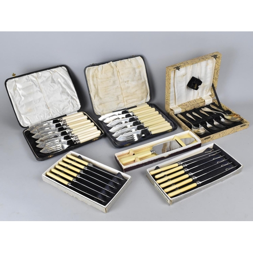 263 - A Collection of Various Cased Vintage Cutlery