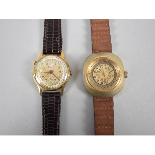 285 - A Vintage Jaguar Wrist Watch together with a Palace Vintage Watch with Months, Date, Day and Seconds... 