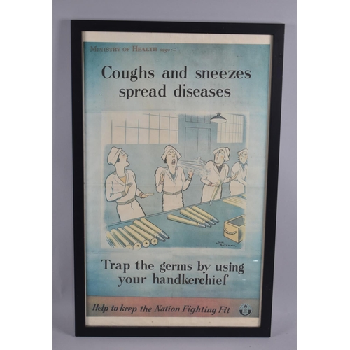 303 - A Reprinted WWII Ministry of Health Poster, 53x34cms