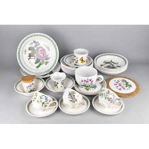 321 - A Collection of Various Portmeirion Botanic Garden and Other China to Comprise Plates, Bowls, Cups, ... 