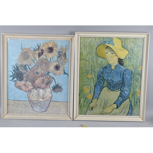 325 - Two Framed Van Gogh Prints, 44x56cms