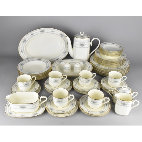 335 - A RC Bone China Service by Noritake to Comprise Dinner Plates, Cups and Saucers, Coffee Pot etc 50 P... 