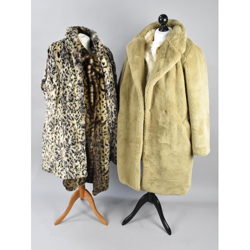 367 - A Collection of Various Ladies Faux Fur Jackets to Include Examples by Zepla (size L), Roman (Size X... 