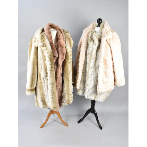 368 - A Collection of Faux Fur Coats to Include Papaya (Size 20), Roman (XL), Dorthey Perkins (Size 20) an... 