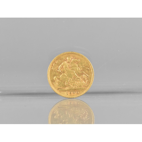 406 - A Victorian Gold Half Sovereign, 1900