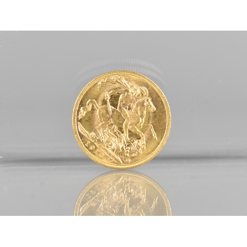 408 - An Edwardian Gold Sovereign, 8g, 1913