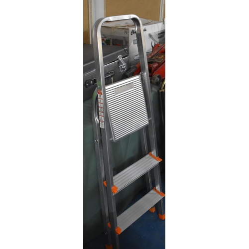 464 - A Modern Aluminium Two Step Step Ladder