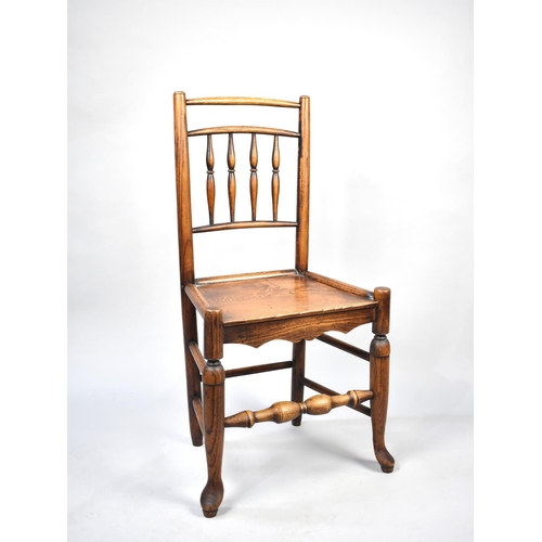 534 - A Clun Style Spindle Back Side Chair