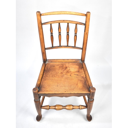 534 - A Clun Style Spindle Back Side Chair