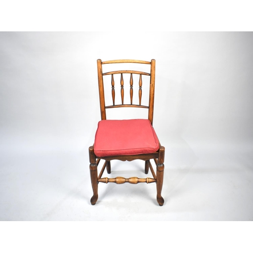 534 - A Clun Style Spindle Back Side Chair