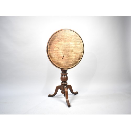 494 - A Late 19th Century Circular Tripod Table, 56cms Diameter