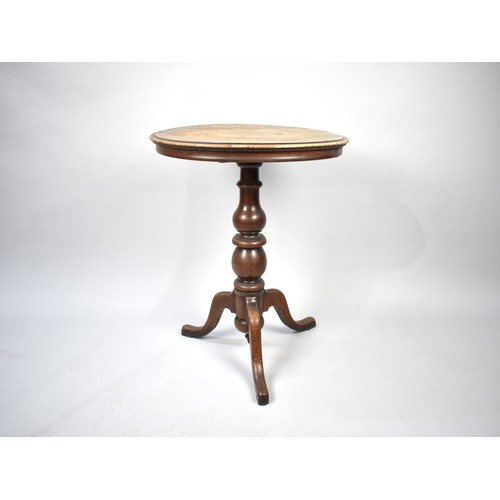 494 - A Late 19th Century Circular Tripod Table, 56cms Diameter