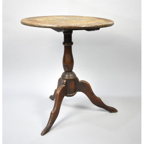 523 - A 19th Century Former Snap Top Tripod Table, 56cms Diameter