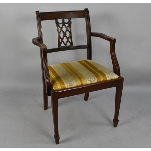 564 - A Mid 20th Century Mahogany Armchair