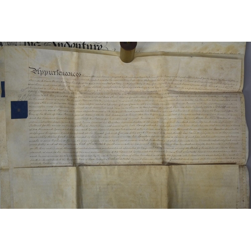 117 - A Collection of Legal Documents on Vellum From 1761-1888, Some with Seals but Tin Seal Broken