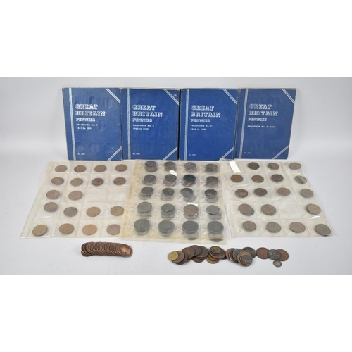 187 - A Collection of Various British Pennies