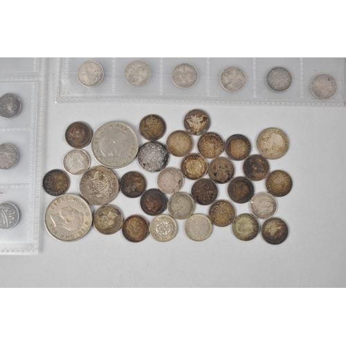 191 - A Collection of Various Silver British Coinage, Mainly Threepenny Joeys