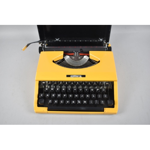 216 - A Vintage Manual Portable Typewriter, The Silverette