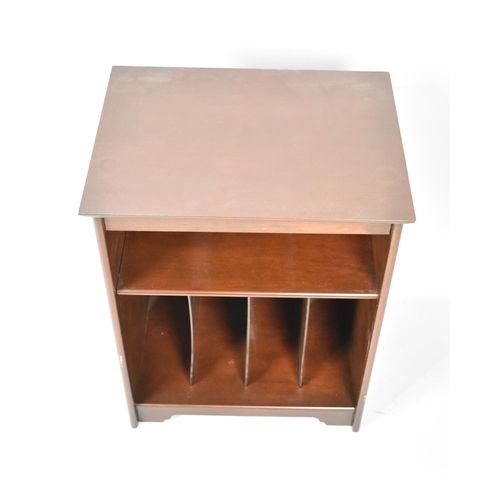 263 - A Modern Wooden Record Cabinet, 49.5cms Wide