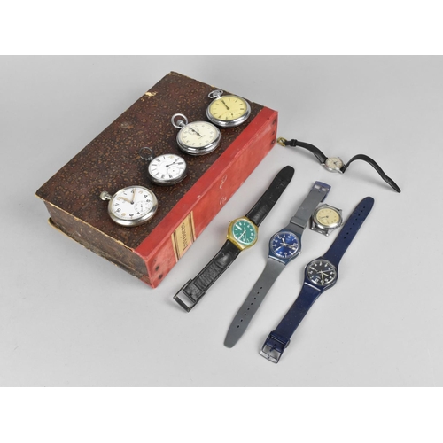 283 - A Collection of Various Vintage and Later Wrist and Pocket Watches to Include Examples by Buren, Sek... 