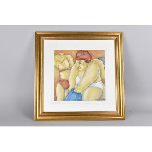 290 - A Limited Edition J Sommerville Print, 106/850, Signed in Pencil by Artist, Subject 27cm Square and ... 