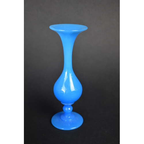 334 - A Collection of Various Moulded and Coloured Glass to Comprise Float, Tall Green Glass Vase, Blue Gl... 