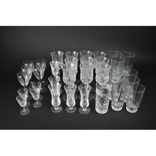 511 - A Collection of Various Drinking Glasses to Include Wines, Tumblers etc