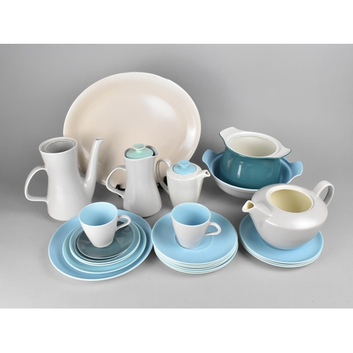 515 - A Collection of Various Poole Twin Tone to Comprise Tea and Coffee Wares, Dinner wares etc (Coffee a... 