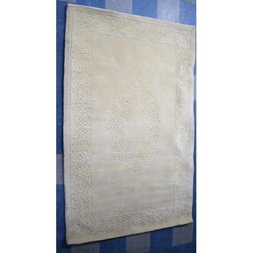 553 - A Modern Cream Rug, 253x150cm