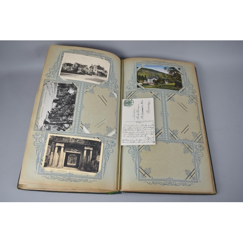 64 - A Large Edwardian German Postcard Album Containing Large Quantity of Coloured and Monochrome Mixed P... 