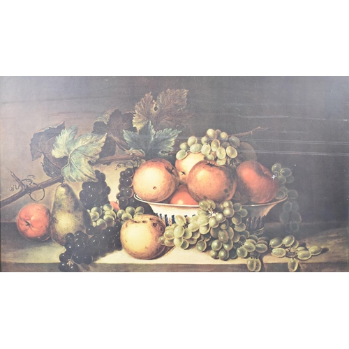 189 - A Framed American Print, Fruit, By James Peale, 67x42cms