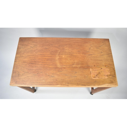 200 - A 1970s Nest of Three Teak Tables, Largest 76cms Wide