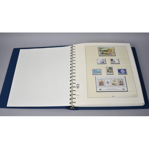 217 - Two Ring Binders Containing United Nations Stamps together with a Smaller Example Containing a Few S... 