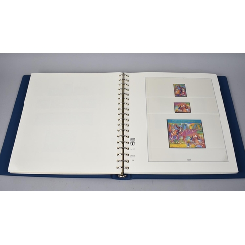 217 - Two Ring Binders Containing United Nations Stamps together with a Smaller Example Containing a Few S... 