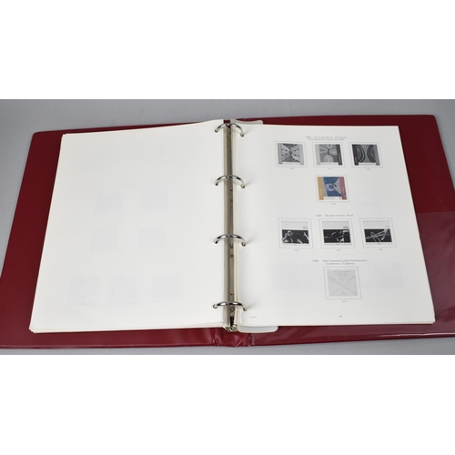 217 - Two Ring Binders Containing United Nations Stamps together with a Smaller Example Containing a Few S... 