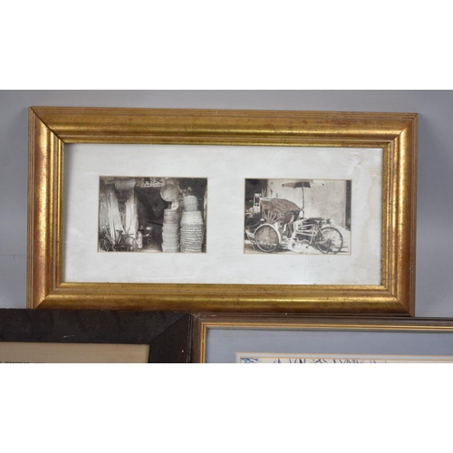 241 - Three Framed Photographs to include Shropshire Bowlers Open Handicap 1916