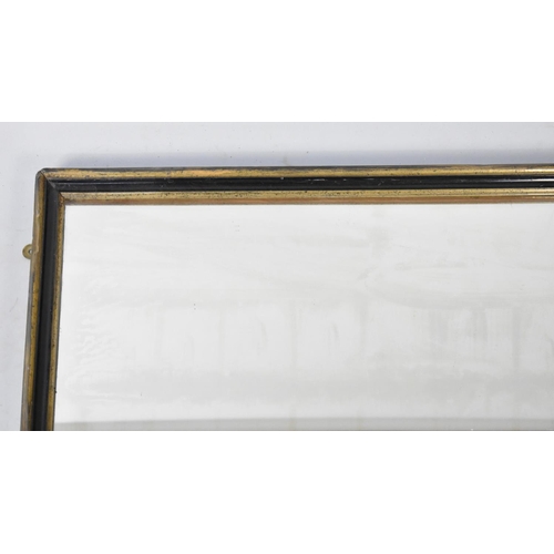 243 - A Rectangular Wall Mirror, 62cms by 85cms