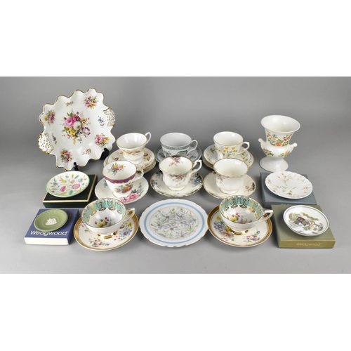 332 - A Collection of Various Ceramics to Comprise Hammersley Floral Decorated Dish, Various Tea Cups and ... 