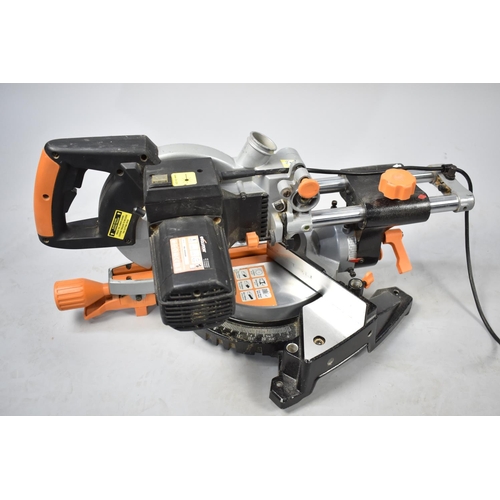 494 - An Evolution Electric Mitre Saw, Untested and Needs Blade