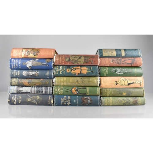 217 - Seventeen Volumes By G.A Henty; 