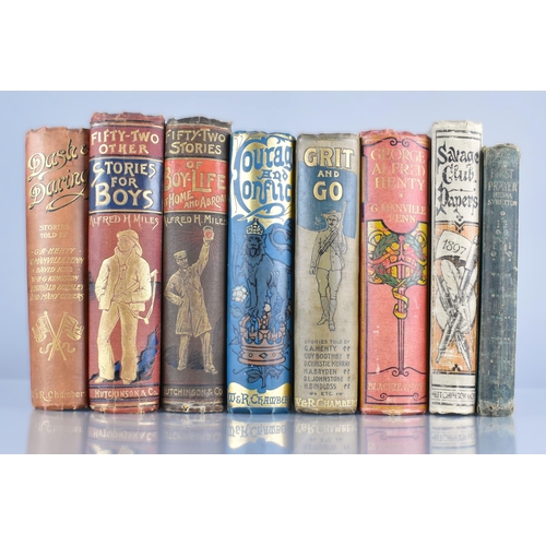 222 - A Collection of Late 19th/Early 20th Century Published Books to Include 'Dash and Daring' by G.A. He... 