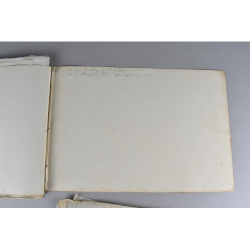 214 - A 19th Century Sketch Book Containing a Number of Sketches Circa 1830 to Include Birds, Horses and B... 