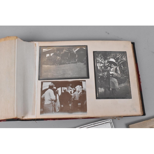 168 - A WWI Photograph Album Containing Photographs of KSLI Troops in Burma and Hong Kong together with a ... 