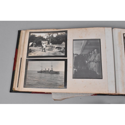 168 - A WWI Photograph Album Containing Photographs of KSLI Troops in Burma and Hong Kong together with a ... 