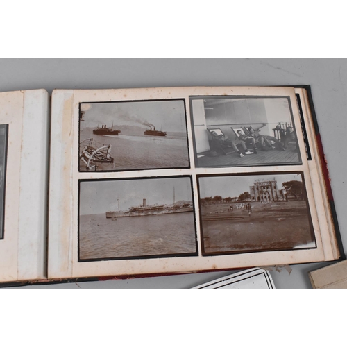 168 - A WWI Photograph Album Containing Photographs of KSLI Troops in Burma and Hong Kong together with a ... 