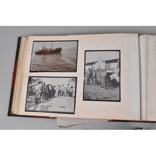 168 - A WWI Photograph Album Containing Photographs of KSLI Troops in Burma and Hong Kong together with a ... 