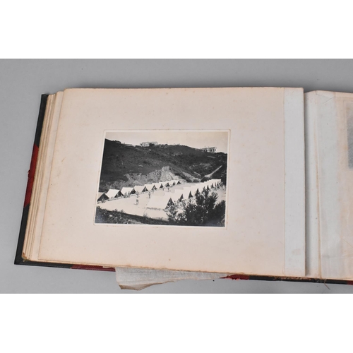 168 - A WWI Photograph Album Containing Photographs of KSLI Troops in Burma and Hong Kong together with a ... 