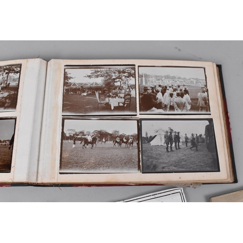 168 - A WWI Photograph Album Containing Photographs of KSLI Troops in Burma and Hong Kong together with a ... 