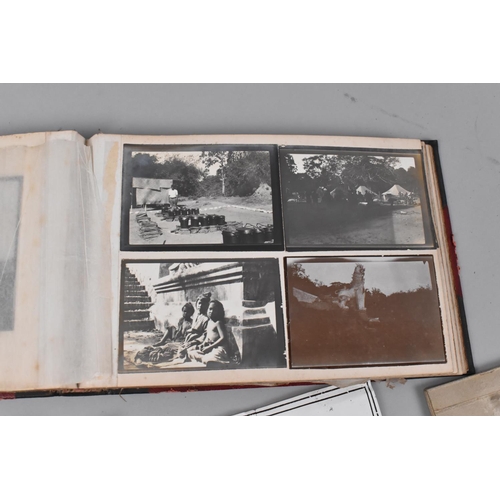 168 - A WWI Photograph Album Containing Photographs of KSLI Troops in Burma and Hong Kong together with a ... 